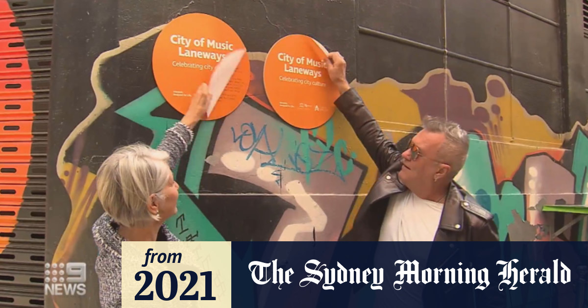 Video Adelaide laneway honours band Cold Chisel